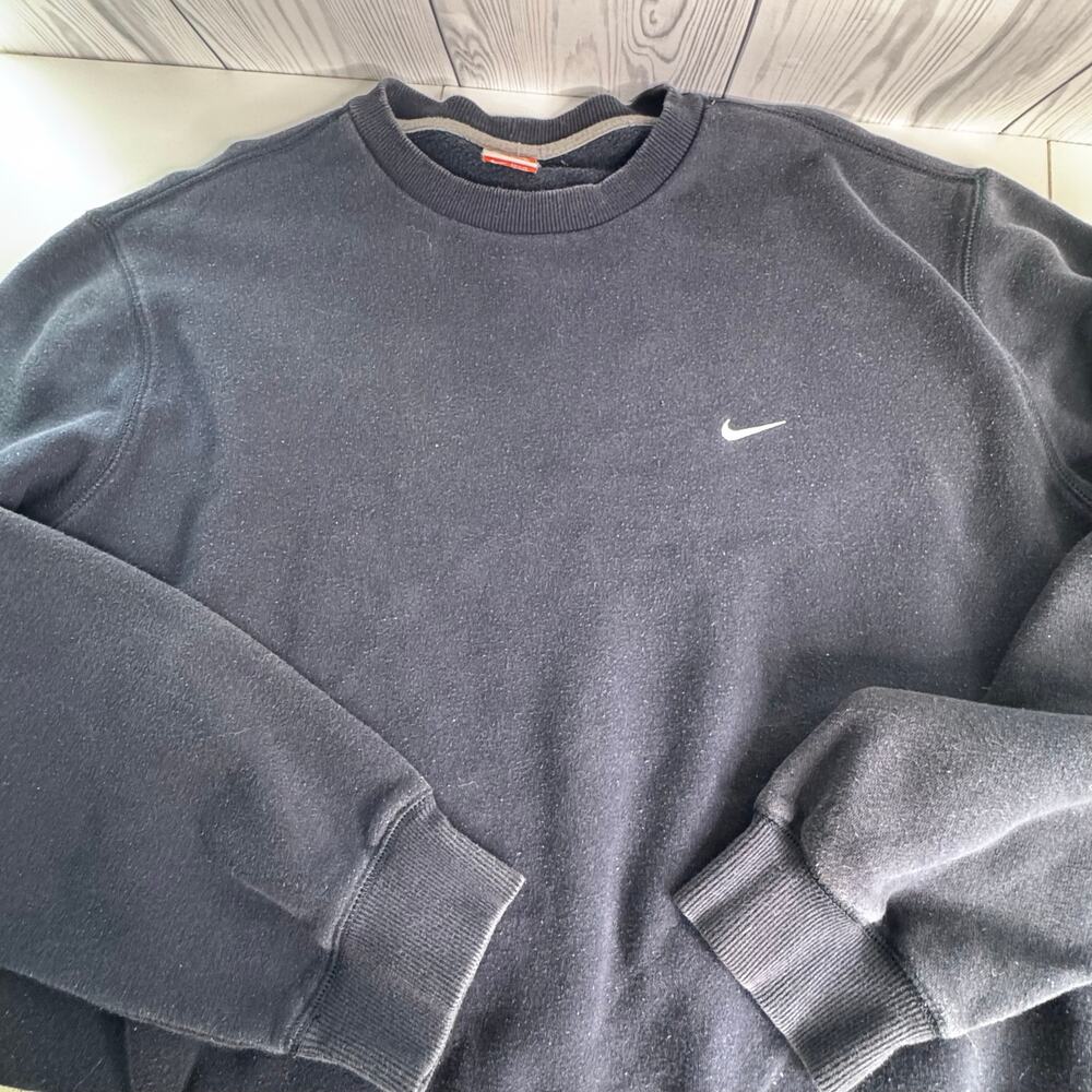 Vintage Nike Athletic Dept. Sweatshirt Men 2XL Gray Crew Pullover Sweater Y2K